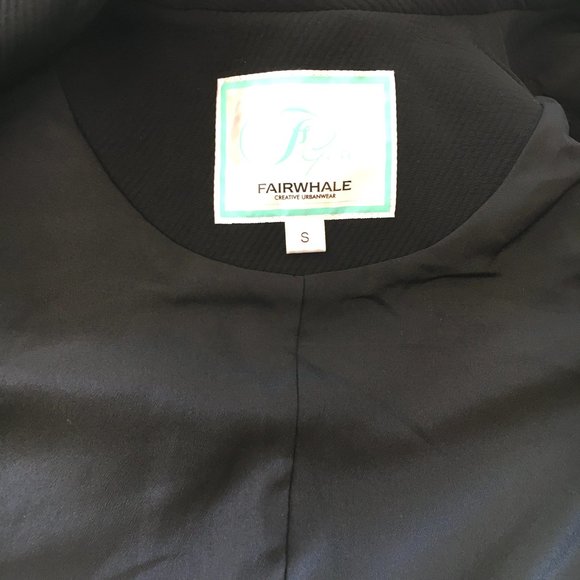 Jogging Artwear Long Blk Vest Fairwhale Urbanware Vintage - Picture 12 of 16